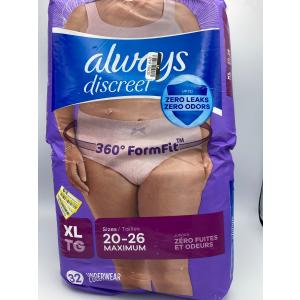 Always Discreet XL 32 Underwear