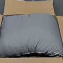 YZ HOME Long Body Pillow for Adults - Firm Body Pillow Insert with Shredded White Memory Foam, Adjustable Height, Soft Support for Side Sleeping, Pregnant Women, Washable (Grey, 20x54 Inch) (Light Gray)