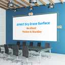 AFMAT Whiteboard Wallpaper, 6x4ft Dry Erase Contact Paper, Large Peel and Stick White Board Contact Paper, Stain-Proof & Super Sticky, No Ghost After 60 Days, Dry Erase Whiteboard Sticker for Wall