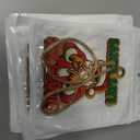 7 x 67 Meme Christmas Ornament - Funny Stocking Stuffer for Teens, Santa Claus Holiday Decor 2025