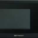 Emerson MW9255B Compact Countertop Microwave Oven with Push Button Control, LED Display, 900W, 5 Power Levels, 6 Auto Menus, Glass Turntable and Child Safe Lock, 0.9 Cu. Ft., Stainless Steel