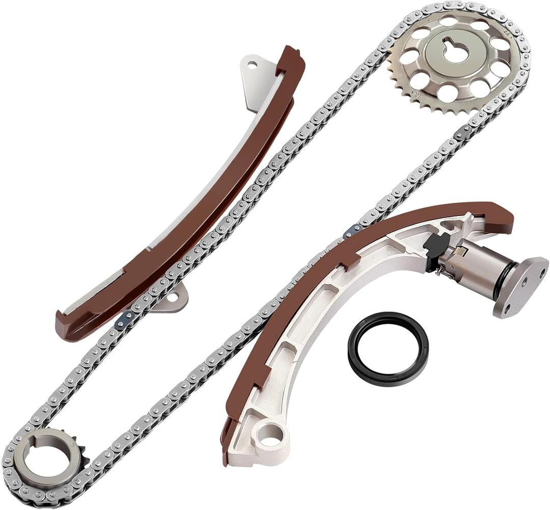 SCITOO 9-4200SA Engine Timing Chain Kit Sets Replaces for Pontiac for Toyota for Chevrolet Vibe Corolla MR2 Spyder Matrix Celica Prizm 1.8L