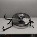 Simple Deluxe 18 Inch 3-Speed High Velocity Heavy Duty Metal Industrial Floor Fans, Black