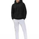THE GYM PEOPLE Men's Fleece Pullover Hoodie Loose Fit Ultra Soft Hooded Sweatshirt With Pockets (XX-Large, Black)
