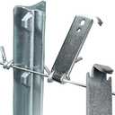 Seiria Fence Wire Twister for T Post Clips, Time Saver Barb Wire Fence Tools Easy to Use Strong Enough to Twist Any Fencing Wire (2 Pack)