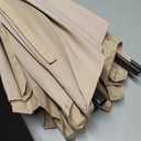 Blissun 9' Outdoor Patio Umbrella, Outdoor Table Umbrella, Yard Umbrella, Market Umbrella with 8 Sturdy Ribs, Push Button Tilt and Crank, Tan