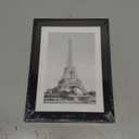 upsimples 5x7 Picture Frame, Display Pictures 4x6 with Mat or 5 x 7 Without, Wall Hanging Photo Frames, Black, 1 Pack