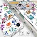 Compatible with iPhone 17 Air Case Card Holder for Women Cute Design,Wallet Phone Cases Transparent Cool Kawaii Protective (Clear Lovely Dogs Paws)
