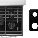 Custom Fit Reusable Burner Liner for Whirlpool Gas Range Stove Protect Your Stovetop with this Splatter Guard Cover - WFG550S0HZ