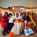 Mermaid Porch Goose Outfits with Wigs Halloween Mermaid Costume for 23 Inch Cement Porch Goose Statue Clothes for Holiday Halloween Christmas Outdoor Patio Yard Lawn Decoration