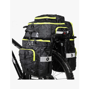 Rhinowalk Bike Pannier Bag Set for Bicycle Cargo Rack Saddle Bag Shoulder Bag Laptop Pannier Rack Bicycle Bag Professional Cycling Accessories 3 in 1