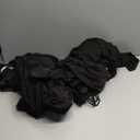 TAOCOCO Reclining Loveseat with Middle Console Slipcover, 4 Piece Polyester Fabric Stretch Loveseat Reclining Sofa Covers (Black, 2 Seat Recliner Cover with Console)