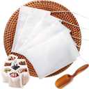 200pcs Disposable Tea Bags for Loose Leaf Tea, Tea Filter Bags with Free Tea Spoon for Loose Tea Loose Leaf Tea, Coffee, Spice, Herbs (QS53)