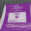 Poise Incontinence Pads for Women, Maximum Absorbency, Long, Pack of 42