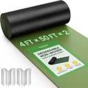 Grenebo Weed Barrier Fabric, 4FT x 100FT, Non-Woven Landscape Fabric, Easy to Cut & Fray-Resistant, Breathable & Permeable, Landscaping Fabric with 30 Stakes, for Gardens, Flower Beds, Vegetable Plots