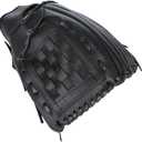 Sports Baseball Glove PU Leather Outfielder Gloves Baseball Fielding Glove Softball Mitt for Adult Youth (11.5", Black)