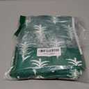 Forest Green Christmas Hand Towels for Bathroom Set of 2 White Xmas Tree Print Holiday Themed Decorative Handtowels Soft Absorbent Bath Towel for Home Guest Room Hotel Gym Spa