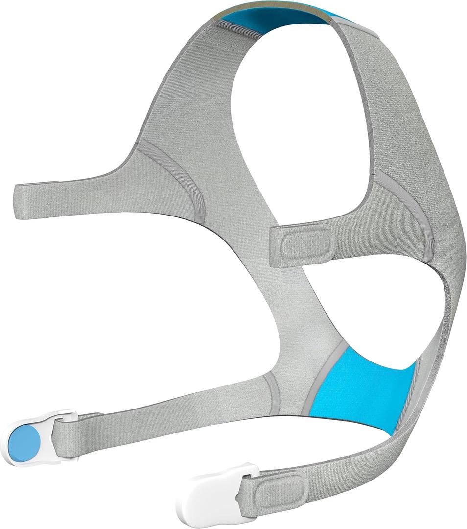 Headgear Strap Replacement for ResMed AirFit/AirTouch N20 CPAP Nasal Mask with Magnetic Clips Medium 1-Pack