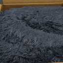 Donut Dog Bed - Premium Comfort for Anxiety Relief - Fluffy & Calming Design with Ultra-Plush Support | Cozy Round Dog Bed with Super Soft Circle Style (Size M Dark Grey)