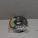 Creality 3D Printer Filament 1.75mm, Rainbow Upgrade PLA+ Filament Strong Toughness No-Tangling Vacuum Packaging 3D Printing Filament Fit Most 3D Printers, 1kg Spool, Accuracy +/- 0.02mm, Multi-Color