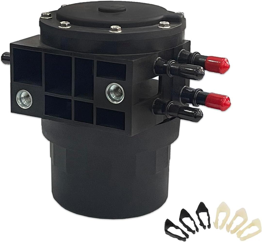 F1UZ-9B263-B Fuel Tank Selector Valve Compatible with 1989-1997 Ford F150 F250 F350 E150 E250 E350, Fuel Tank Reservoir Selector Valve Assembly Replace F1UZ9B263B 911-000