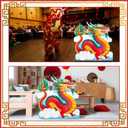 Geelin 47" Chinese New Year Dragon Cardboard Cutout Stand up 2026 Lunar New Year Party Decoration Life Size Photo Booth Props for Chinese Spring Festival Decorations