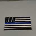 RyMar Custom Creations Medium black and white Rustic American Flag Challenge Coin Display Thin Blue Line
