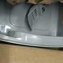 Amazon Basics Large Cat Litter Box with High Sides, Open Top for Easy Access, Includes Scoop with Storage, 19" x 15" x 11.75", Grey/Beige
