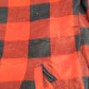 Giggling Getup Red Christmas Pajamas, Flannel Buffalo Plaid Pajamas with Hood for Holiday Jumpsuit M