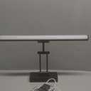 Joossnwell Battery Operated Picture Light Wireless Picture Lights for Paintings with Remote 15.5 Inch Dimmable and Timer Rechargeable Art Light Black Display Gallery Light with Adjustable Swing Arm