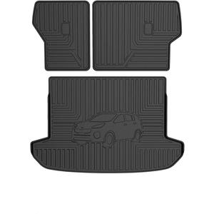 T TGBROS Cargo Mat Custom Fit for 2017-2022 Kia Sportage Accessories All Weather Cargo Liner Rear Trunk Liner Black Non-Slip Trunk Mat Backrest Mat