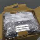 Delamu 2-Tier Multi-Purpose Bathroom Under Sink Organizers and Storage, Stackable Kitchen Pantry Organization, Pull Out Medicine Cabinet Organizer with Movable Dividers, White, 2 Pack