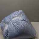 Andency California King Comforter Set Grayish Blue - 7 Pieces Bed in a Bag Cal King Bedding Comforter Sets, Tufted Lightweight Fluffy Bed Set with Comforter, Sheets, Pillowcases & Shams