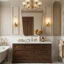 ANDY STAR Irregular 32"x40" Gold Mirrors for Bathroom Sink