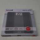 Taylor Glass Textured Paint Herringbone Design Digital Bathroom Scale, Gray, 5273274