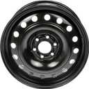 Dorman 939-185 17 x 6.5 In. Steel Wheel Compatible with Select Models, Black