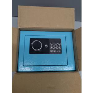 Digital Electronic Money Safe, Steel Security Lock Box with Keypad, Office Hotel Business Jewelry Gun Cash Safe, 0.23 Cubic Feet, 9.06" W x 6.69" D x 6.69" H