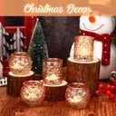 Maxdot Votive Candle Holders Set of 48- Round Glass Candle Holder Bulk for Wedding Home Decoration, Tea Lights Holders for Wedding Shower, Party Gift(Gold)