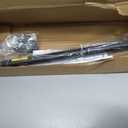 Closet Rod, 17 to 28 Inch Heavy Duty Adjustable Metal Clothing Rack for Hanging Clothes, Closet Poles for Wardrobes, Laundry, Durable Steel, Black