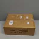 Wood Coat Rack Stand, Wooden Coat Rack Freestanding with Sturdy Round Base, Vintage Coat Racks with 14 Hooks, Natural Birch Wood Entryway Coat Tree Hanger Stand Easy to Assemble