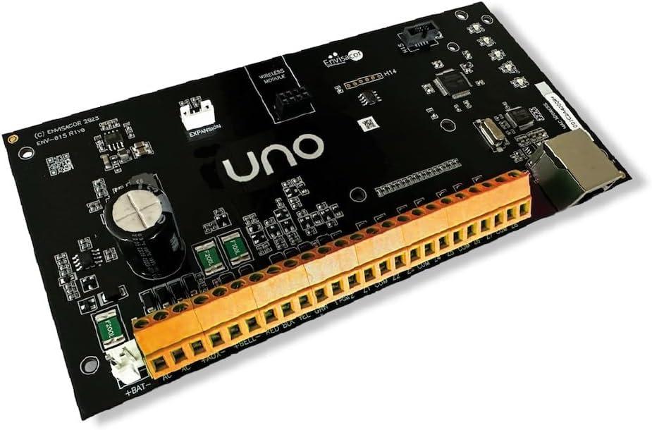 UNO IP Hybrid Professional Grade Alarm Panel. Supports 128 Zones/Users/FOBs. Home Automation Interface. LTE and RF Options.