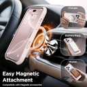 for iPhone 17 Pro Case, Compatible with MagSafe, Screen Protector +[Integrated Silicone Camera Control Button], Shockproof Protective Magnetic Case for iPhone 17 Pro 6.3", Lovely Pink