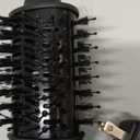 ANGILALA Dual Voltage(100~250V) Mini Hair Dryer Brush with European Plug Adapter for International Travel, Europe Travel Essentials for Women