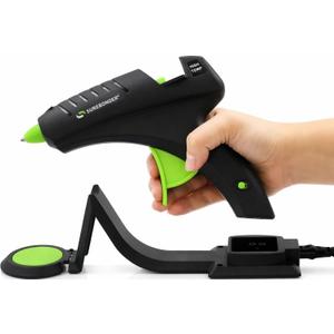 Surebonder Cordless Hot Glue Gun, High Temperature, Full Size, 60W, 50% More Power - Sturdily Bonds Metal, Wood, Ceramics, Leather & Other Strong Materials (Specialty Series CL-800F)