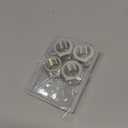 1/2 G Male to 3/8 Compression Female Nickel Plated Brass Reducer Faucet Adapter Water Supply Line Adapter for Kitchen Bathroom Plumbing Pipe 4PCS