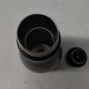 BJPKPK Insulated Water Bottle 12oz Small Stainless Steel Water Bottles Reusable Metal Thermal Keep Cold and Hot,Midnight Black