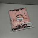 Gardenwed Chiffon Floral Dresses Summer Midi Wedding Guest Dress V Neck for Women Elastic Waist (Pink, S)