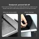 11" x 9" Coffee Mat, Black Coffee Bar Mat for Countertop Anti Slip Hide Stain Pad Silicone Backed Absorbent Dish Drying Mat for 870 880