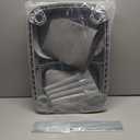 Double Laundry Hamper 2 Partition Laundry Bag With Handle Tall Laundry Hamper With Legs Suitable for Dirty Clothes Bedroom, Bathroom, Four Legs Exterior (60 L)