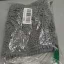 OLANLY Toilet Rugs U-Shaped 24x20, Extra Soft Absorbent Chenille Contour Bathroom Rugs for Toilet, Dry Quickly, Machine Washable, Non-Slip Bath Mat, Grey